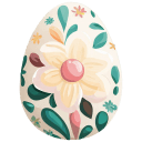 Flower White Easter Egg icon