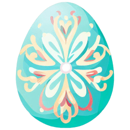 Abstract Flower Easter Egg icon