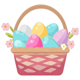Easter Basket Red icon