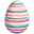 Striped Easter Egg icon