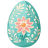 Flower-Red-Easter-Egg icon