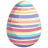 Striped-Easter-Egg icon