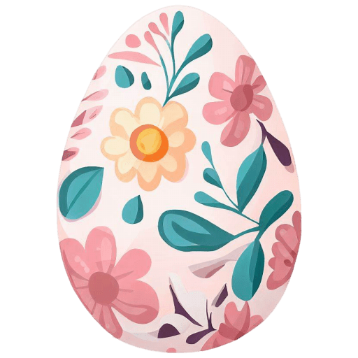 Flower-Creative-Easter-Egg icon