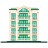 City Residential Building Modern icon