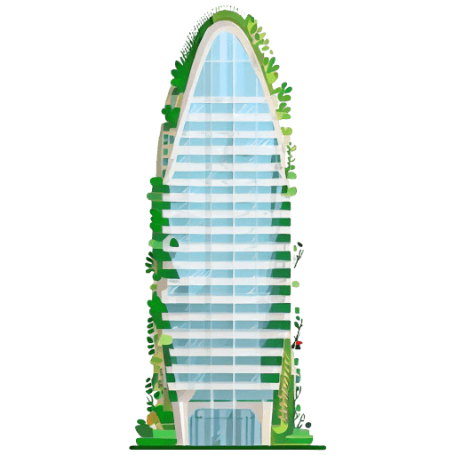 Eco-Tower-Plants-Skyscraper icon
