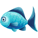 Blue 5 Sad Fish icon