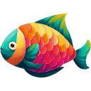 Colorful 1 Lovely Fish icon