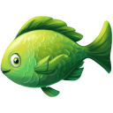 Green 1 Nice Fish icon
