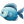 Blue 1 Fish icon