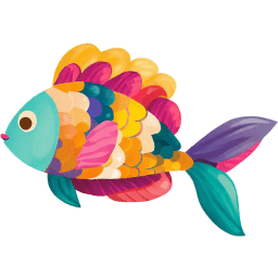Colorful 5 Wonderful Fish icon