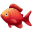 Red 1 Relaxed Fish icon