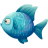 Blue 2 Curious Fish icon