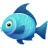 Blue 3 Wakeful Fish icon
