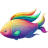 Rainbow 1 Fish icon
