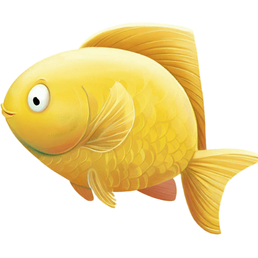 Yellow 4 Careful Fish icon