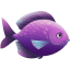 Purple 4 Serious Fish icon