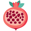 Pomegranate-Open-Flat icon
