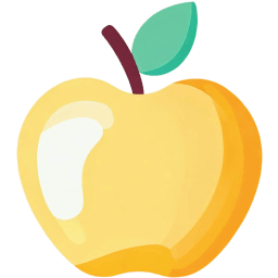 Apple Yellow Flat icon