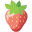 Strawberry Flat Flat icon