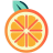 Orange-Open-Flat icon