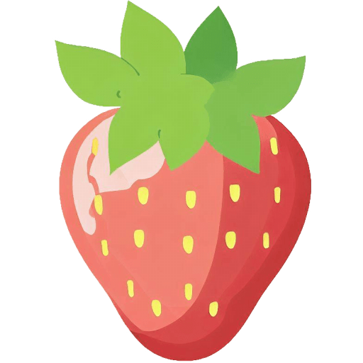 Strawberry-Flat-Flat icon