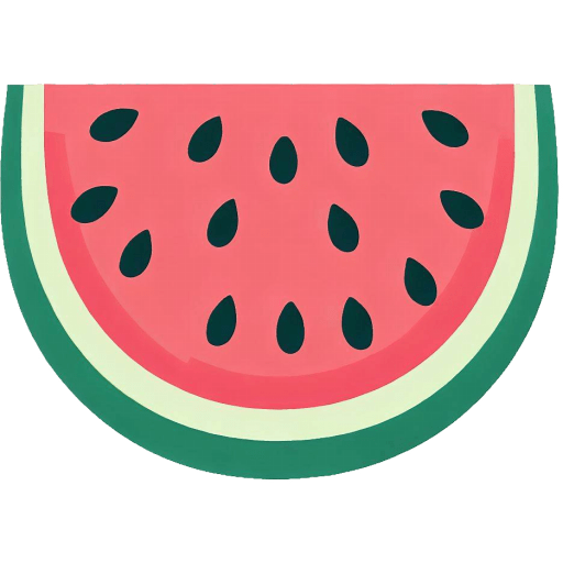 Watermelon-Melon-Flat icon