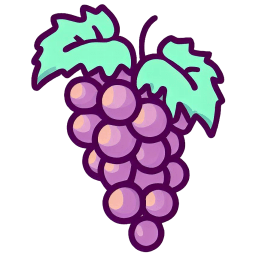 Grape Red Flat icon
