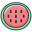 Watermelon Flat icon