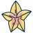 Carambola Starfruit Open Flat icon