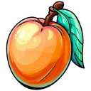 Apricot Illustration icon