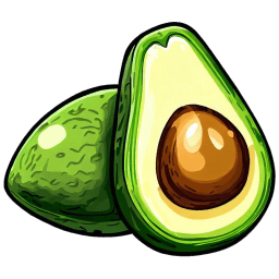 Avocado Illustration icon