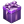 Purple 3 Gift icon