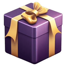 Purple Gift icon