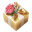 Gold With Pink Rose 1 Gift icon