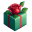 Green With Rose 2 Gift icon