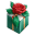 Green With Rose 3 Gift icon