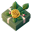 Green With Yellow 2 Rose icon
