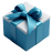 Blue-5-Gift icon