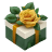 Green With Yellow Rose icon