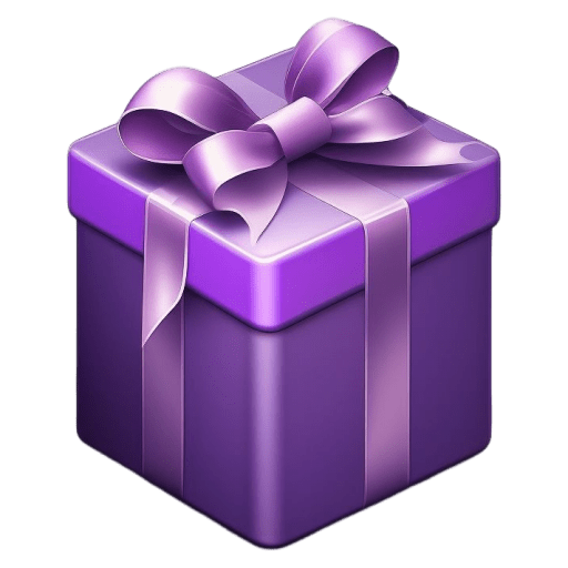 Purple-3-Gift icon