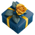 Blue-With-Yellow-Rose-Gift icon