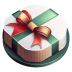 White-Round-Gift icon