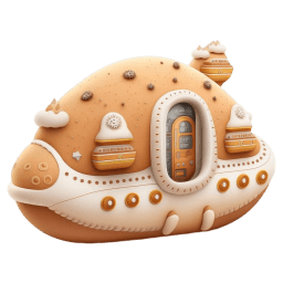 Gingerbread Starship icon