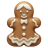 Gingerbread 1 Woman icon