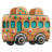 Gingerbread-Bus icon