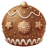 Gingerbread Christmas Ball icon