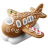 Gingerbread-Plane icon