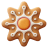 Gingerbread Sun icon