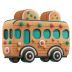 Gingerbread-Bus icon