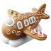 Gingerbread-Plane icon
